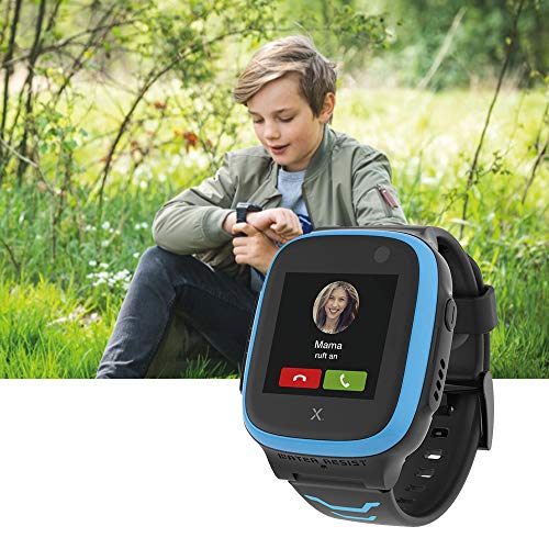 Xplora X5 NanoSIM Smartwatch para niños, sin SIM, 4G, Llamadas, Mensajes, Modo Escolar, función SOS, localización GPS, cámara, Azul