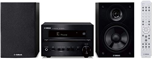 Yamaha MCR-B370D - Microcadena (Microcadena de música para Uso doméstico, Negro, 1 Discos, Bandeja, 30 W, De 2 vías)