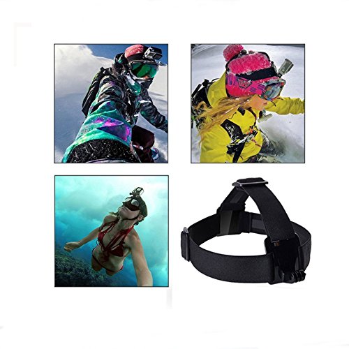 YEHOLDING 25-en-1 Accesorios para Gopro Kit de accesorios para cámara de acción para GoPro Hero 10 9 8 Max 7 6 5 4 3 SJ4000 y otras cámaras para el deporte