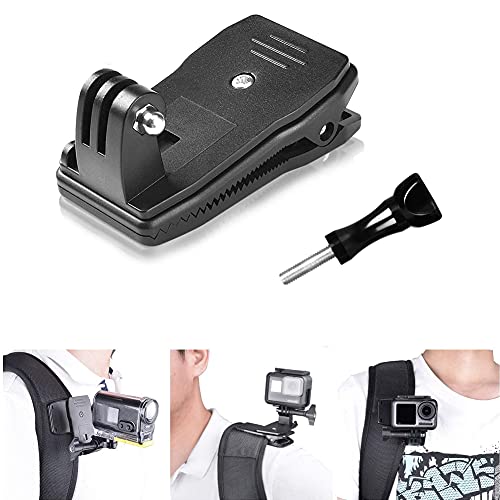 YHTSPORT Correa de arnés de montaje en el pecho compatible con GoPro y mochila de montaje de clip rápido, compatible con cámaras DJI Osmo Xiaomi Yi y otras cámaras