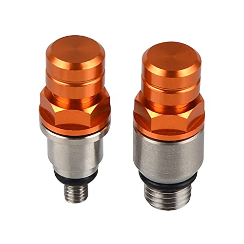 YinAn Suspensión AER Air Fork Bleeder Válvula/Ajuste para K-T-M 125 250 350 450 SX SXF XCF 2017 2018 2019 85SX 2018-2019 (Color : Orange)