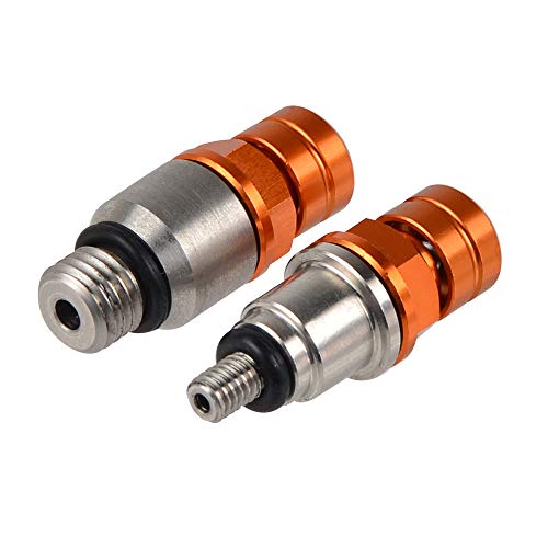 YinAn Suspensión AER Air Fork Bleeder Válvula/Ajuste para K-T-M 125 250 350 450 SX SXF XCF 2017 2018 2019 85SX 2018-2019 (Color : Orange)