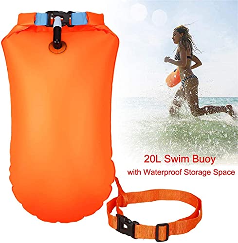 Youool Boya De Natación Swim Buoy Estanca Bolsa Seca Dry Bag Inflable al Nadar en el mar y en el Lago para Kayak