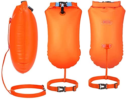 Youool Boya De Natación Swim Buoy Estanca Bolsa Seca Dry Bag Inflable al Nadar en el mar y en el Lago para Kayak