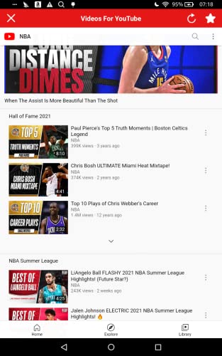 YouTube,Movies,NFL,NBA,MLB...