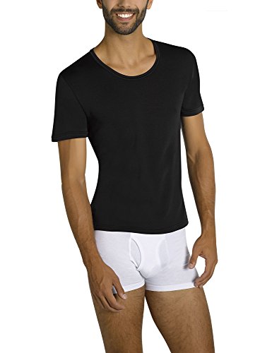 YSABEL MORA Men's Thermal T-Shirt Black in Size M