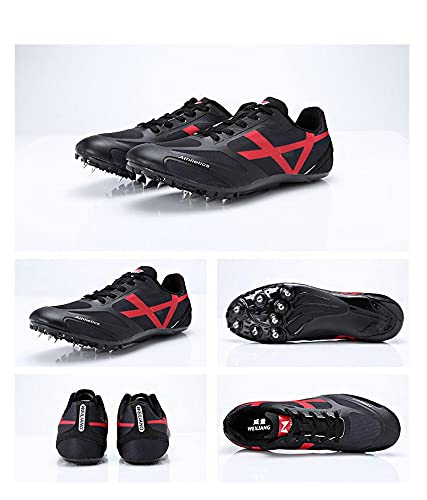 Zapatillas de Correr para Hombre, de Media Distancia, con 8/7 Clavos, Unisex, para Atletismo, Antideslizantes, con Tacos y Sprint