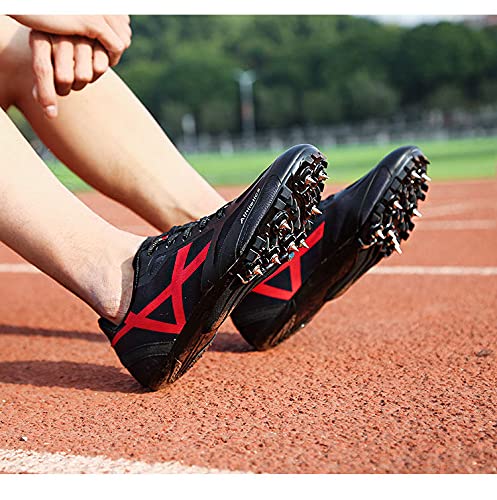 Zapatillas de Correr para Hombre, de Media Distancia, con 8/7 Clavos, Unisex, para Atletismo, Antideslizantes, con Tacos y Sprint