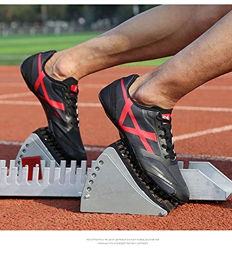Zapatillas de Correr para Hombre, de Media Distancia, con 8/7 Clavos, Unisex, para Atletismo, Antideslizantes, con Tacos y Sprint