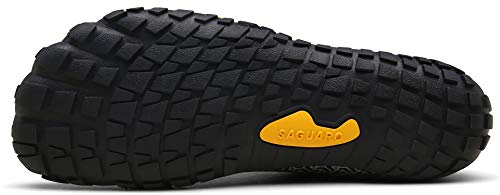 Zapatillas de Trail Running Minimalistas Barefoot Hombre Mujer Zapatillas de Deporte Exterior Interior,04 Negro,42