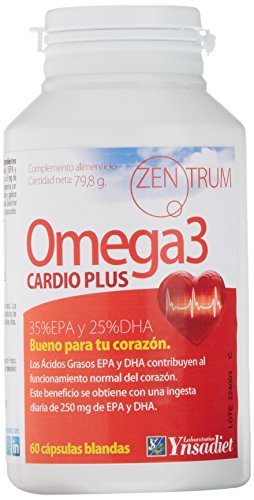 Zentrum90 Omega 3 Cardio Plus Aceite de pescado - 60 cápsulas