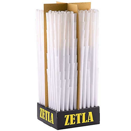 Zetla 1000 - Pre Rolled Cones King Size - Juntas preenrolladas - Mangas de junta - Mangas cónicas con filtro (109 x 20 mm) - Conos de junta King Size - Papeles preenrollados