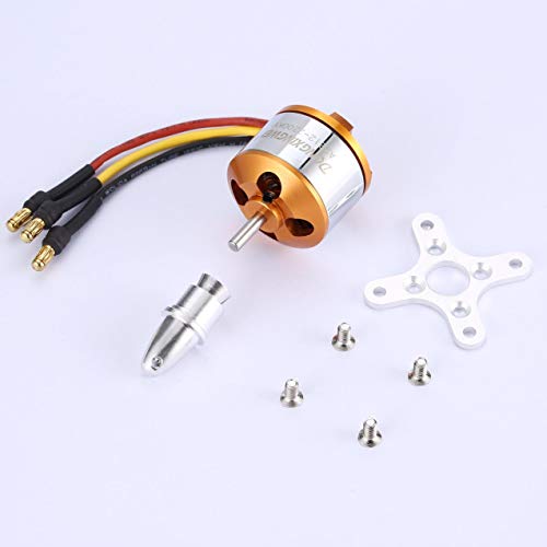 Zhou-YuXiang DXW A2212 2200KV 2-3S - Motor sin escobillas Outrunner para RC FPV de ala fija Drone avión multicóptero 6030 hélice