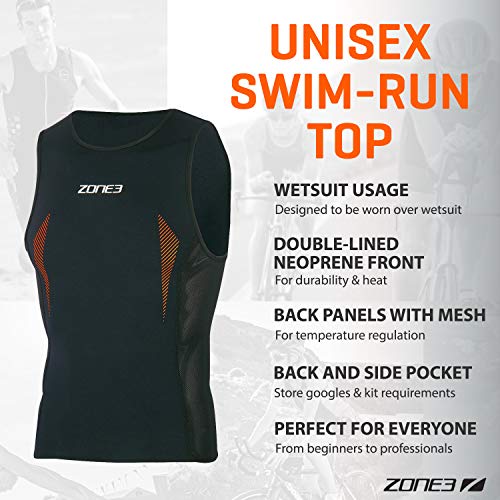 ZONE3 Maillot Néoprène Unisex Swimrun XS Bikini, Negro, Clothing