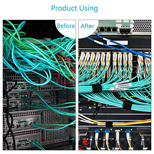ZoomSky Etiquetas Cables Electricos，750pcs Cable Etiqueta Autoadhesivo Etiqueta Identificacion de Cable Impermeable para Identificar Cables Red Diferentes 5 colores 30 hojas