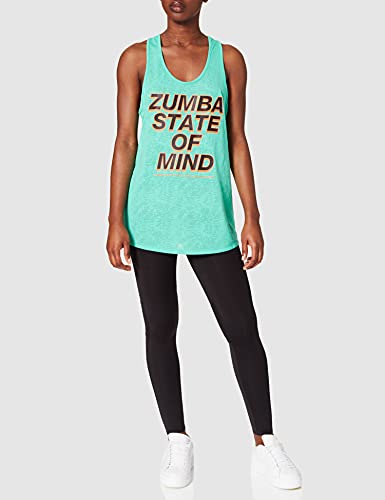 Zumba Burnout Dance Gimnasio Camisetas Tirantes Mujer Fitness Entrenamiento Deportivo Top Tank Tops, State of Blue, Medium Womens