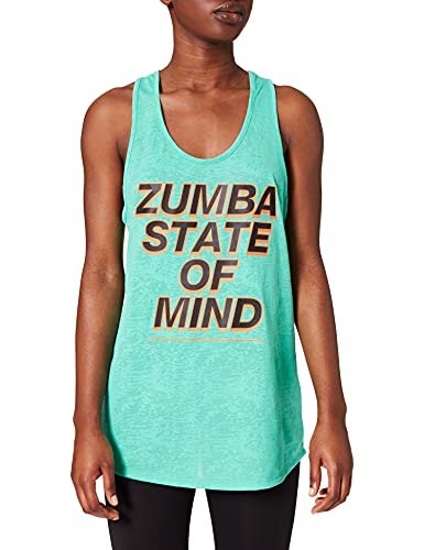Zumba Burnout Dance Gimnasio Camisetas Tirantes Mujer Fitness Entrenamiento Deportivo Top Tank Tops, State of Blue, Medium Womens