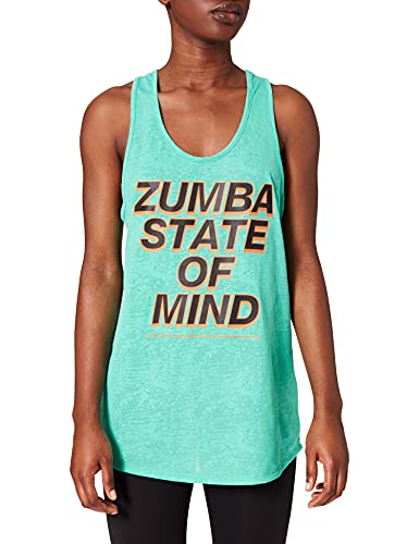 Zumba Burnout Dance Gimnasio Camisetas Tirantes Mujer Fitness Entrenamiento Deportivo Top Tank Tops, State of Blue, Medium Womens