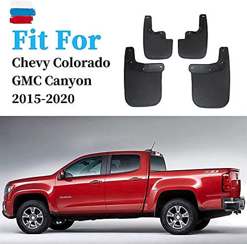 Zxg-NB 4 Piezas De Guardabarros De Coche, Accesorios De Repuesto De Aletas De Barro De Coche para Chevy Colorado GMC Canyon 2015-2019, Protectores contra Salpicaduras Carrocería Accesorios.