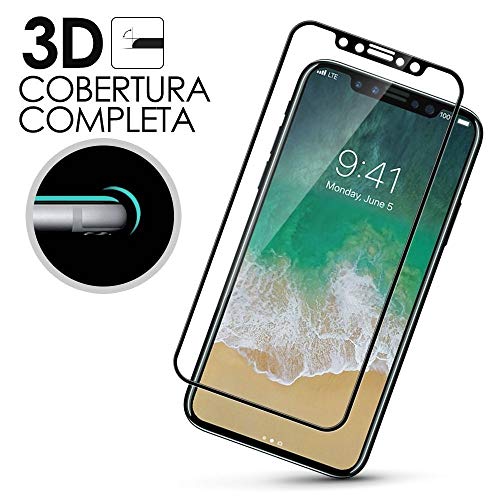 - Protector de Pantalla Curvo para Huawei P20 Lite - Nova 3E, Negro, Cristal Vidrio Templado Premium, 3D / 4D / 5D