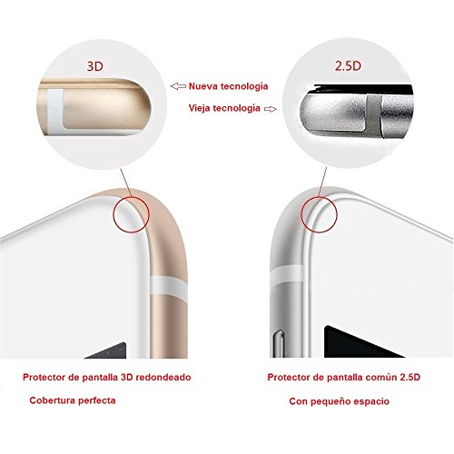 - Protector de Pantalla Curvo para Huawei P20 Lite - Nova 3E, Negro, Cristal Vidrio Templado Premium, 3D / 4D / 5D