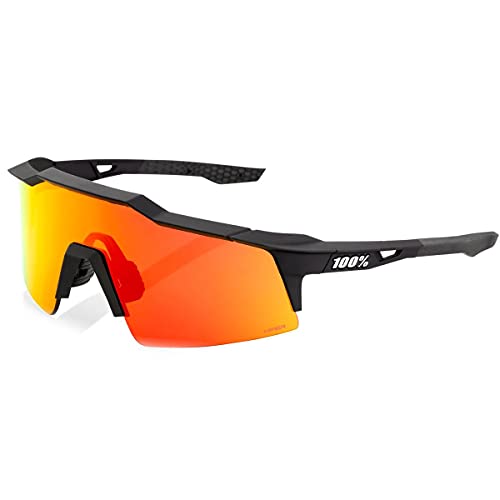 100% SPEEDCRAFT SL-Soft TACT Black-Hiper Red Multilayer Mirror Lens, Adultos Unisex, Multicolor, Estandar