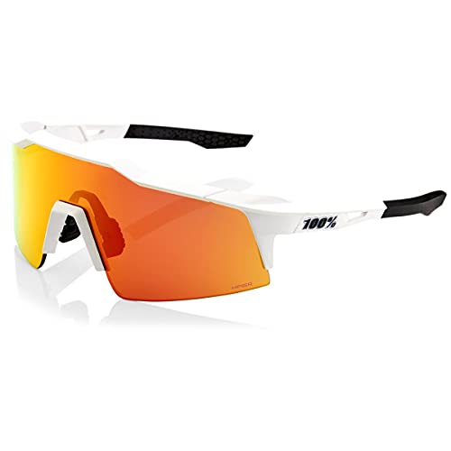 100% SPEEDCRAFT SL-Soft Tact Off White-Hiper Red Multilayer Mirror Lens, Adultos Unisex, Multicolor, Estandar