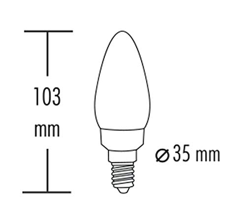 10x Bombilla LED greenandco® decorativa estilo vintage antiguo Edison E14 C35 2W 65lm 1800K (blanco extra cálido) 320° 230V vidrio, sin parpadeo, no regulable