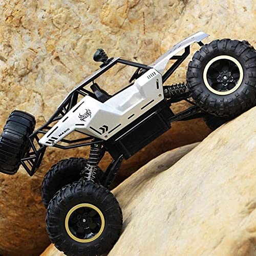 1/12 Large RC Car 4X4 Rock Crawler Remote Control Car 4WD Monster Truck Large Size Off Road Car 2.4Ghz Rock Crawler RC Climbing Car Waterproof Vehicle Toy for Adult and Boys (3 batterys)