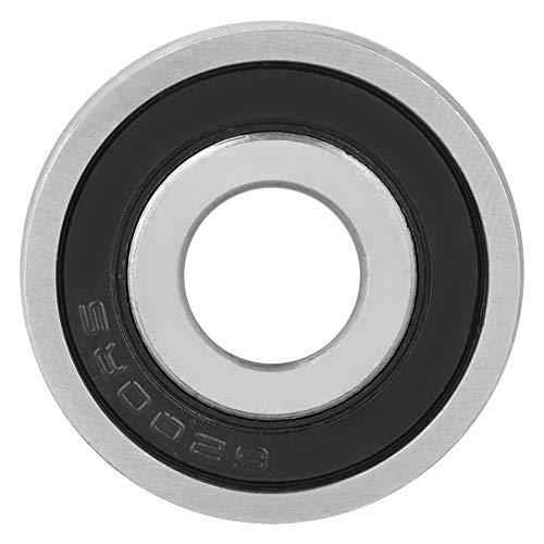 12 Unidades Rodamientos De Bolas Rodamientos De Skate para Longboard 6001-2RS Eodamientos De Bolas, Fila Unica Apantallados Rodamientos De Bolas De Ranura Profunda (12 * 28 * 8MM)