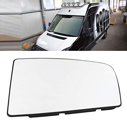 1823994 Cristal de espejo retrovisor lateral derecho, cristal de espejo retrovisor derecho 1823994 Reemplazo para Ford Transit MK8 2014-ON, (ABS + vidrio)