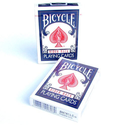 2 Barajas BICYCLE Rider-Back Azules (US Playing Card Company)