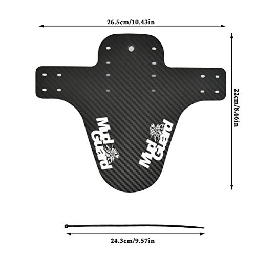 2 Conjunto de Guardabarros de Bicicleta de Montaña, MTB Mudguard Delantero y Trasero, Accesorios de Bicicletas para 16 '' a 29 '' Pulgada de Bicicleta