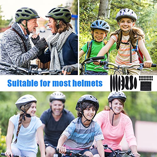 2 Kit Almohadillas de Espuma para Casco, Juego de Almohadillas para Casco de Bicicleta Universales Almohadillas de Espuma para Casco Anticolisión Protección de Esponja de Bicicleta Motocicleta
