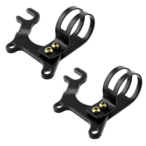 2 Piezas Soporte de Freno de Disco, Soporte de Freno de Bicicleta, Durable Ajustable Acero Adaptador de Marco de Abrazadera para BMX, MTB, Ciclismo de Montaña, Etc (22MM, 31,8MM)