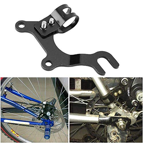 2 Piezas Soporte de Freno de Disco, Soporte de Freno de Bicicleta, Durable Ajustable Acero Adaptador de Marco de Abrazadera para BMX, MTB, Ciclismo de Montaña, Etc (22MM, 31,8MM)