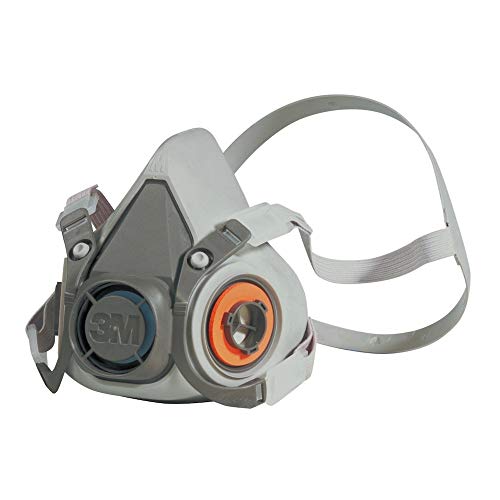 3M Juego Máscara serie 6000 Tamaño S 6100 con filtro de gas 6059 ABEK1 con filtro de partículas 5935 P3 R y tapa de filtro 501 con tapones para los oídos SmartProduct