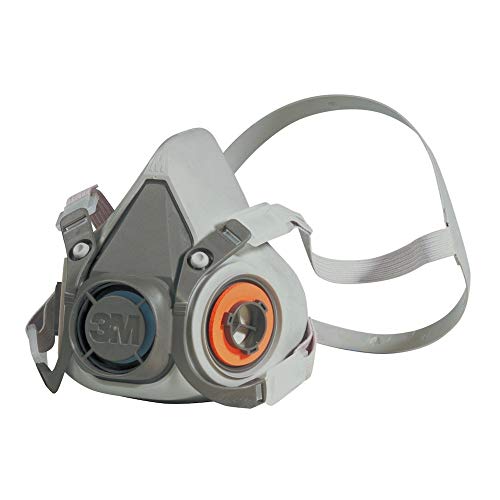 3M Juego Máscara serie 6000 Tamaño S 6100 con filtro de gas 6059 ABEK1 con filtro de partículas 5935 P3 R y tapa de filtro 501 con tapones para los oídos SmartProduct