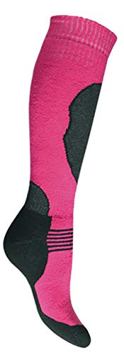 4 Pares de Calcetines de Esquí de Alto Rendimiento para Mujer - Con pernera larga - Térmicos - Surtidos - Tallas UK 4-7