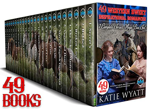 49 Books Western Sweet inspirational Romances 7 Complete Series Mega Box Set (Mega Box Set Series Book 14) (English Edition)