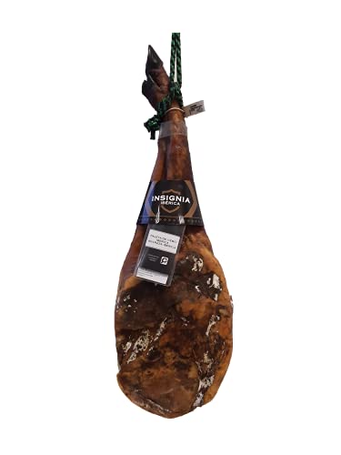 5 Kg Paleta Iberica de Cebo, Pata Negra, 100% Natural de EXTREMADURA, Curación de 24 - 28 meses - Jamón Ibérico de cebo| INSIGNIA IBERICA