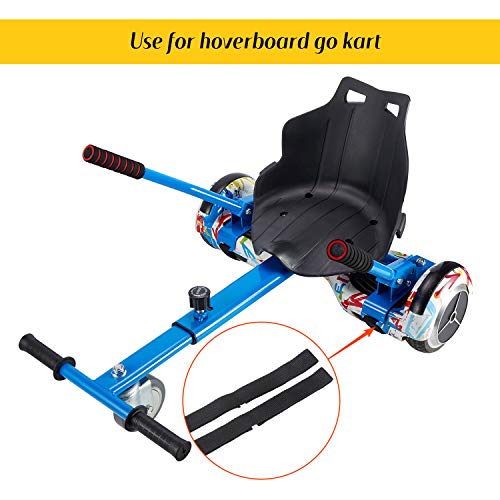 8 Correas Ajustables de Hoverboard Cable de Hoverboard de Sujeción de Gancho y Bucle Correas de Reemplazo de Hoverboard para Accesorios de Kart Scooter de Auto Equilibrio (19,8 Pulgadas)