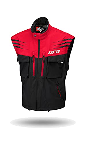 802000920772var - Chaqueta Enduro Offroad Taiga Color Negro/Rojo Talla XXL