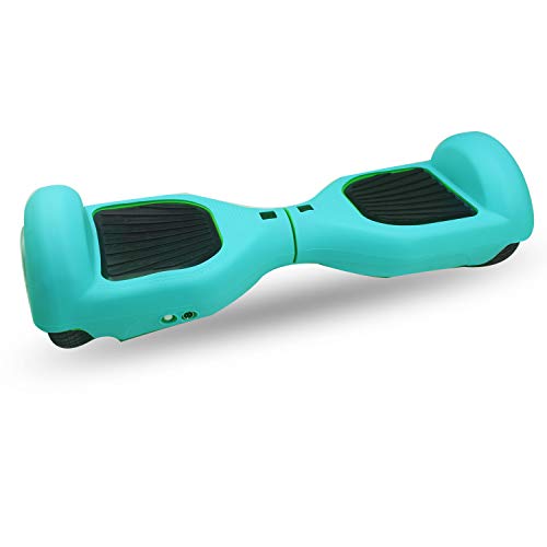 ABBY Protectora Funda de Silicona para 6.5" Smart Scooter Balance Patinete Electrico Hoverboard Cover (Azul Claro)