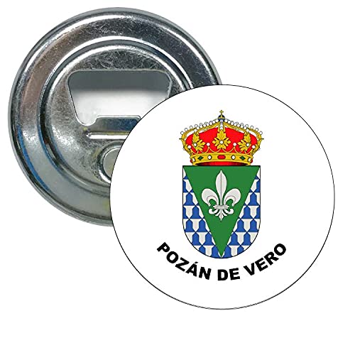 ABRIDOR REDONDO ESCUDO HERALDICO POZAN DE VERO HUESCA