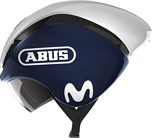 ABUS Movistar Team 20 L Casco, Unisex, Multicolor (Multicolor), L