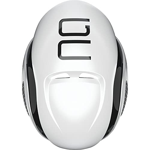 ABUS Silver White L Casco, Adultos Unisex, Blanco (Blanco)