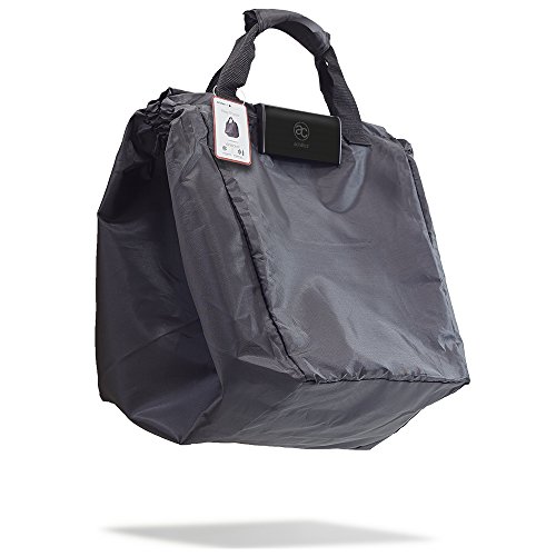 achilles Easy-Shopper Combi, Bolsa para carro de compras, Carro de compras plegable, bolsa de compras adecuada para todos los carritos de compra actuales, bolsa en negro, 54 cm x 35 cm x 39 cm