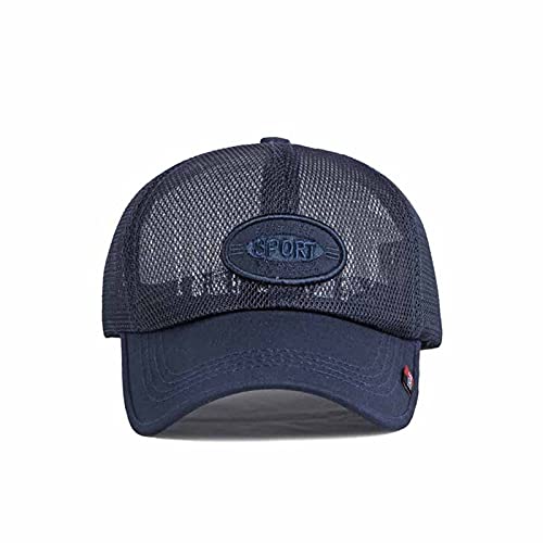 Adantico Gorras de Béisbol para Sombreros de Verano Unisex Hombre Sombrero Transpirable (Azul)