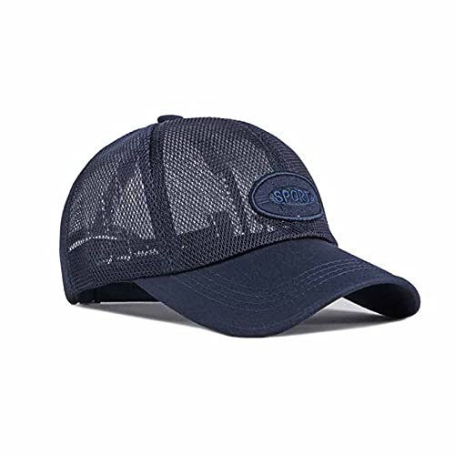 Adantico Gorras de Béisbol para Sombreros de Verano Unisex Hombre Sombrero Transpirable (Azul)